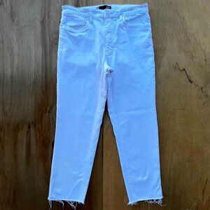 KUT FROM THE KLOTH RACHAEL FAB AB MOM JEAN WOMEN’S sz 12 White High Rise